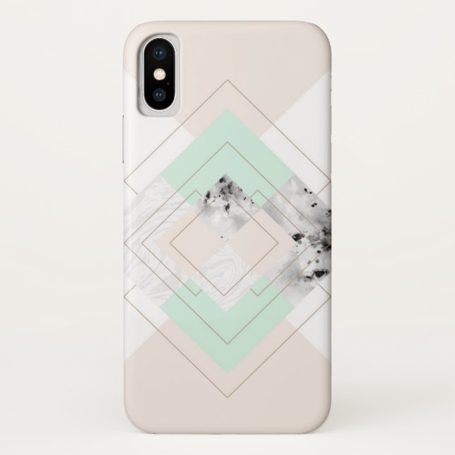 Modern Style Geometric Design Case-Mate iPhone Case (Back)
