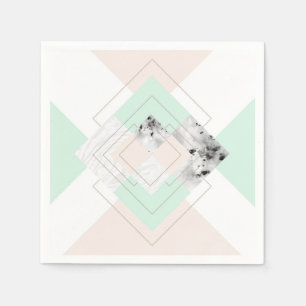 Modern Style Geometric Design Napkin