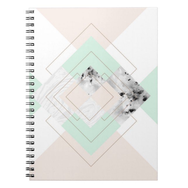 Modern Style Geometric Design Notebook (Front)