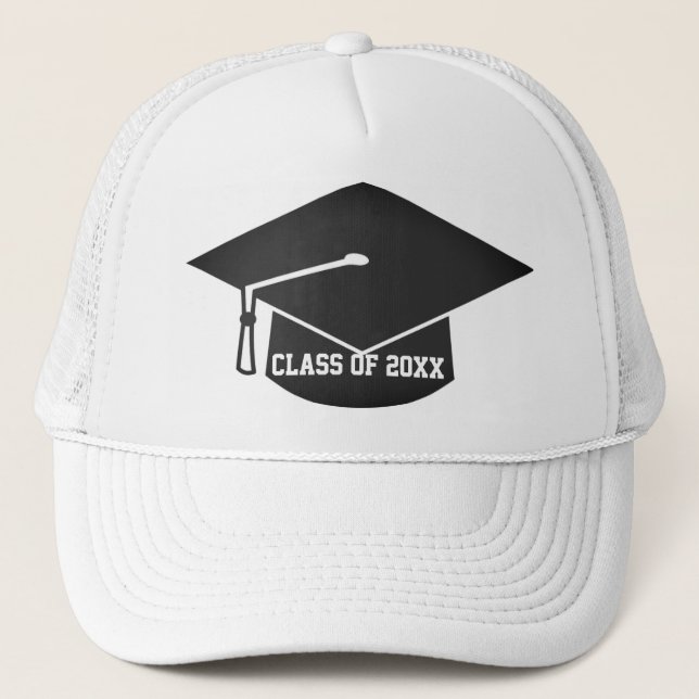 Modern Style Graduation Cap Hat (Front)