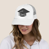 Modern Style Graduation Cap Hat (In Situ)