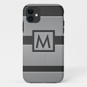 Modern Style Monogram iPhone 11 Case