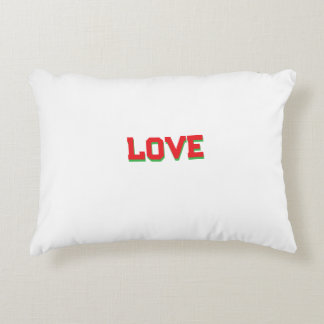 Modern Style Pillow Let's Live Love Home"