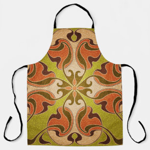 Modern Style Stained Glass Window Apron