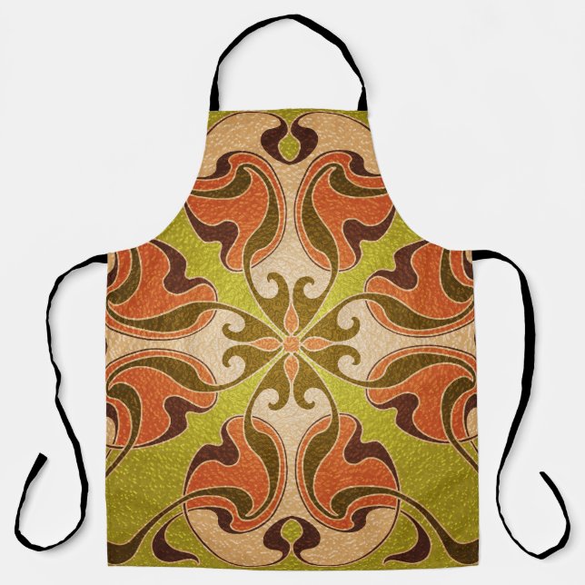 Modern Style Stained Glass Window Apron (Front)