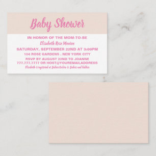 Modern & Stylish Baby Shower Invitation