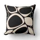 Modern Stylish Black Cream Abstract Pattern