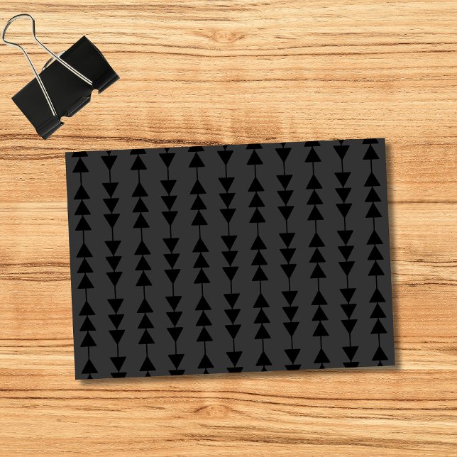 Modern & Stylish Black Hanging Triangles on Smoky Post-it Notes (Creator Uploaded)