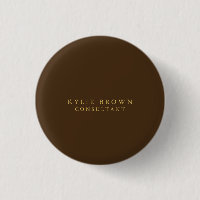 Modern Stylish Brown Gold Professional