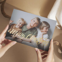 Modern Stylish Christmas Photo 