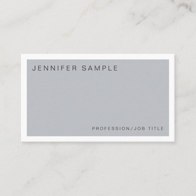 Modern Stylish Colours Trendy Design Glamour Business Card (Front)