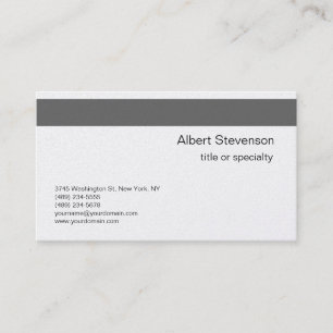 Modern Stylish Consultant Business Card