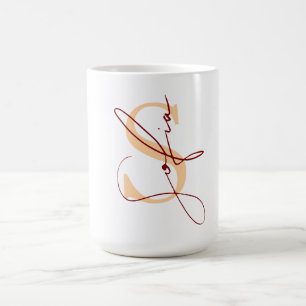 Modern Stylish Custom Name Coffee Mug