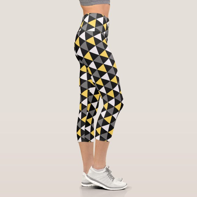 Modern  Stylish Cute Elegant  Colourful  Capri Leggings (Right)