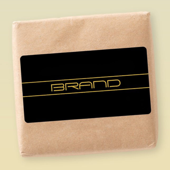 Modern Stylish Editable Gold Text & Line Stripes (Creator Uploaded)