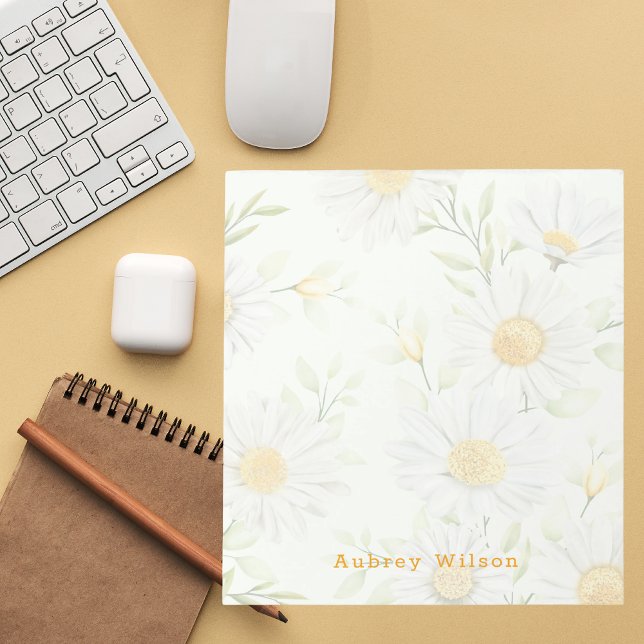 Modern Stylish Floral Watercolor Notepad (Creator Uploaded)