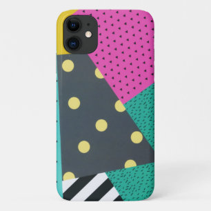 Modern Stylish Geometric Lines Pattern iPhone 11 Case