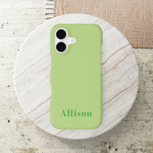 Modern Stylish Girly Sage Green Preppy Classic