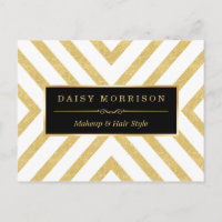 Modern Stylish Gold Glitter Stripes Pattern
