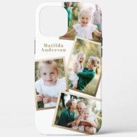 Modern stylish gold multi photo family electronic