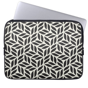 Modern Stylish Leaf Pattern Laptop Sleeve