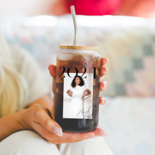 Modern Stylish Magazine   Graduation Photo Can Glass