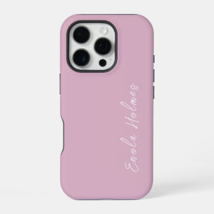 Modern Stylish Monogrammed Script iPhone 16 Pro Case