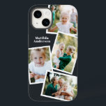 Modern stylish multi photo family electronic Case-Mate iPhone 14 case<br><div class="desc">Modern stylish multi photo family electronic phone case design. Ideal birthday,  Christmas,  mothers day or Fathers day design. Colours can be changed.</div>