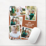 Modern stylish multi photo family home decor mouse pad<br><div class="desc">Modern stylish multi photo family home decor. Colours can be changed.</div>
