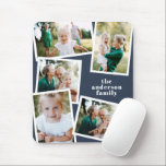 Modern stylish multi photo family home decor mouse pad<br><div class="desc">Modern stylish multi photo family home decor. Colours can be changed.</div>