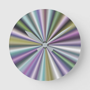 Modern Stylish Multicolor Round Clock