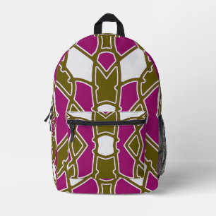Modern stylish multiple colour classic design pr printed backpack