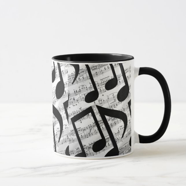  Modern Stylish Musical Notes Mug (Right)
