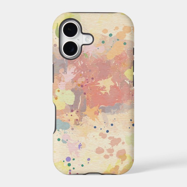 Modern Stylish Paint Splash Pattern (Back)