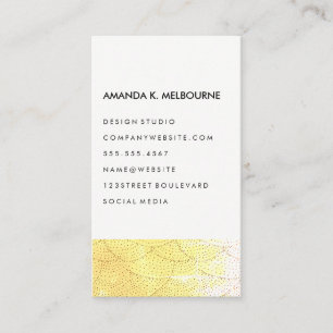 Modern Stylish Pattern Business Card