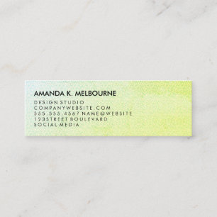 Modern Stylish Pattern Mini Business Card