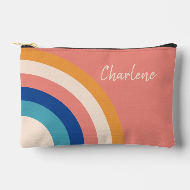 Modern Stylish Retro Cosmetic Accessory Pouch (Front)