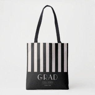 Modern Stylish Retro Grad Party Gift Tote Bag