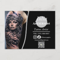 Modern stylish tattoo Artist aftercare