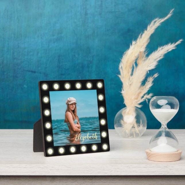 Modern Stylish Unique Black Square Photo Frame (Insitu)