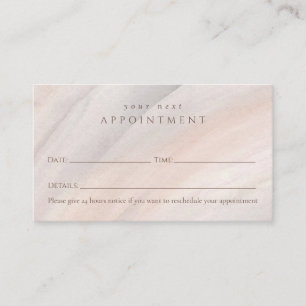 Modern, Stylish, Watercolor Appointment card