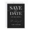 Modern Stylish Wedding Save The Date Non Photo