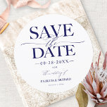 Modern Stylish Wedding Save The Date Non Photo Invitation<br><div class="desc">Modern Stylish Wedding Save The Date Non Photo Invitation</div>