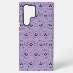 Modern stylist editable logo and text samsung galaxy case