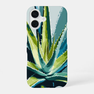 Modern Succulent Aloe Vera iPhone 16 Case