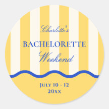 Modern Summer Bachelorette Weekend Favor