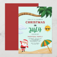 Modern Summer Christmas in July Party