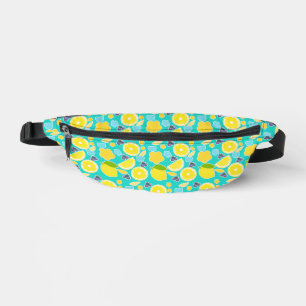 Modern Summer Lemon Bum Bags