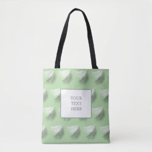 modern summer palm tree leaf background Tote Bag