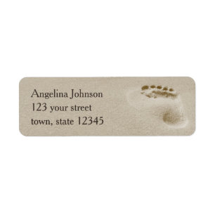 Modern Summer Return Address Label